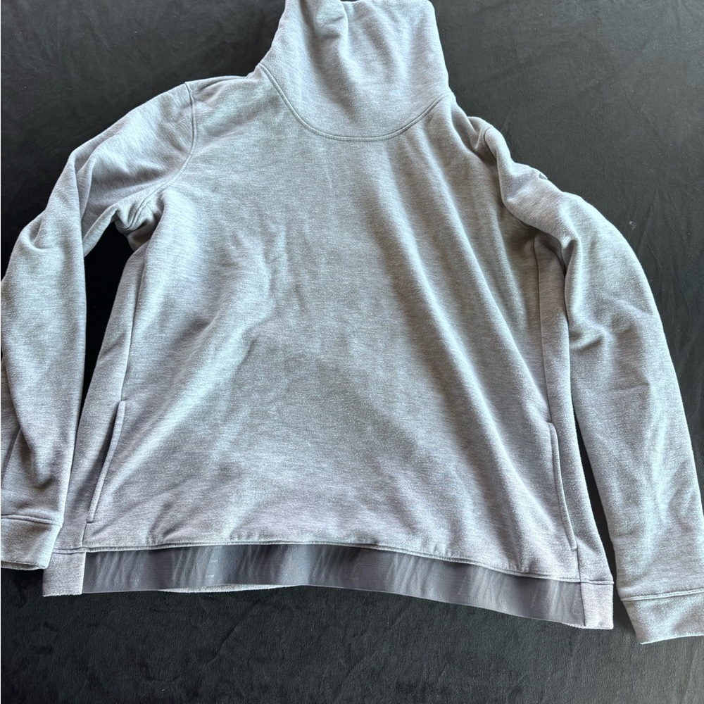 Nike Light Gray Cowl Neck Pullover Sweater